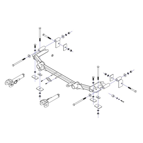 2014-2019 FORD FIESTA TOW BAR MNTG BRKT KIT
